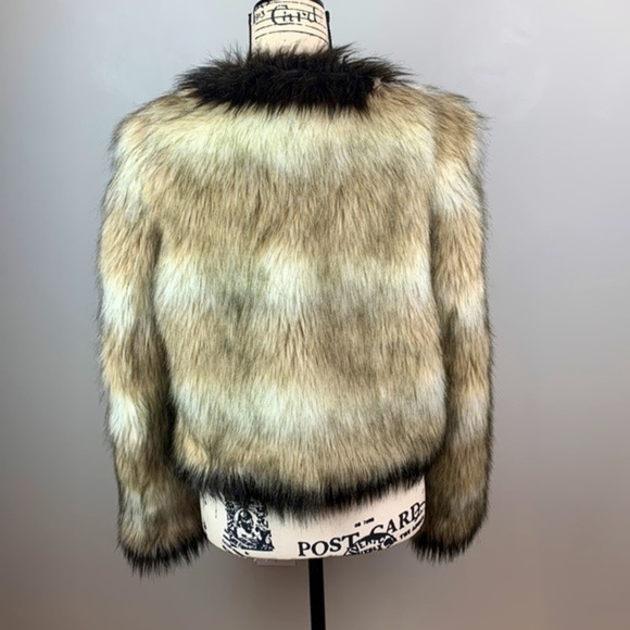 Rare HTF Lanvin X H&M Collaboration Faux Fur Jacket NWOT - Picture 5 of 15